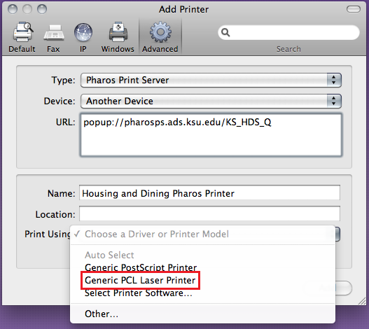 Printer: Generic PCL 6/PCL XL Printer | OpenPrinting - The Linux Foundation Generic Pcl Laser Printer Driver Mac