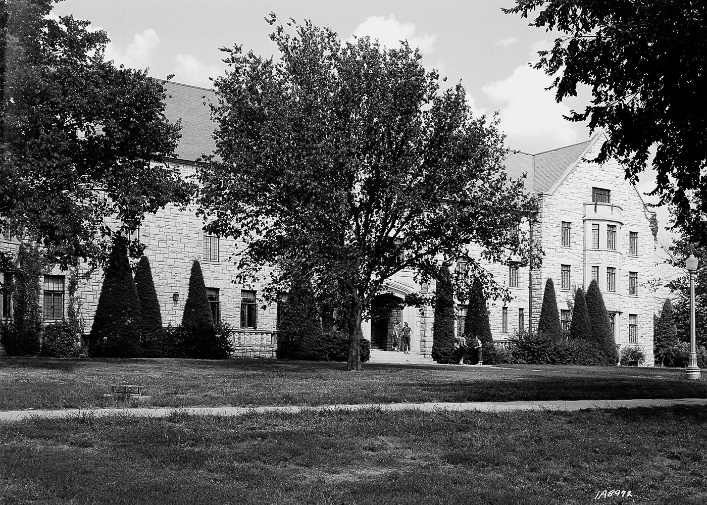Black and White photo of Van Zile Hall