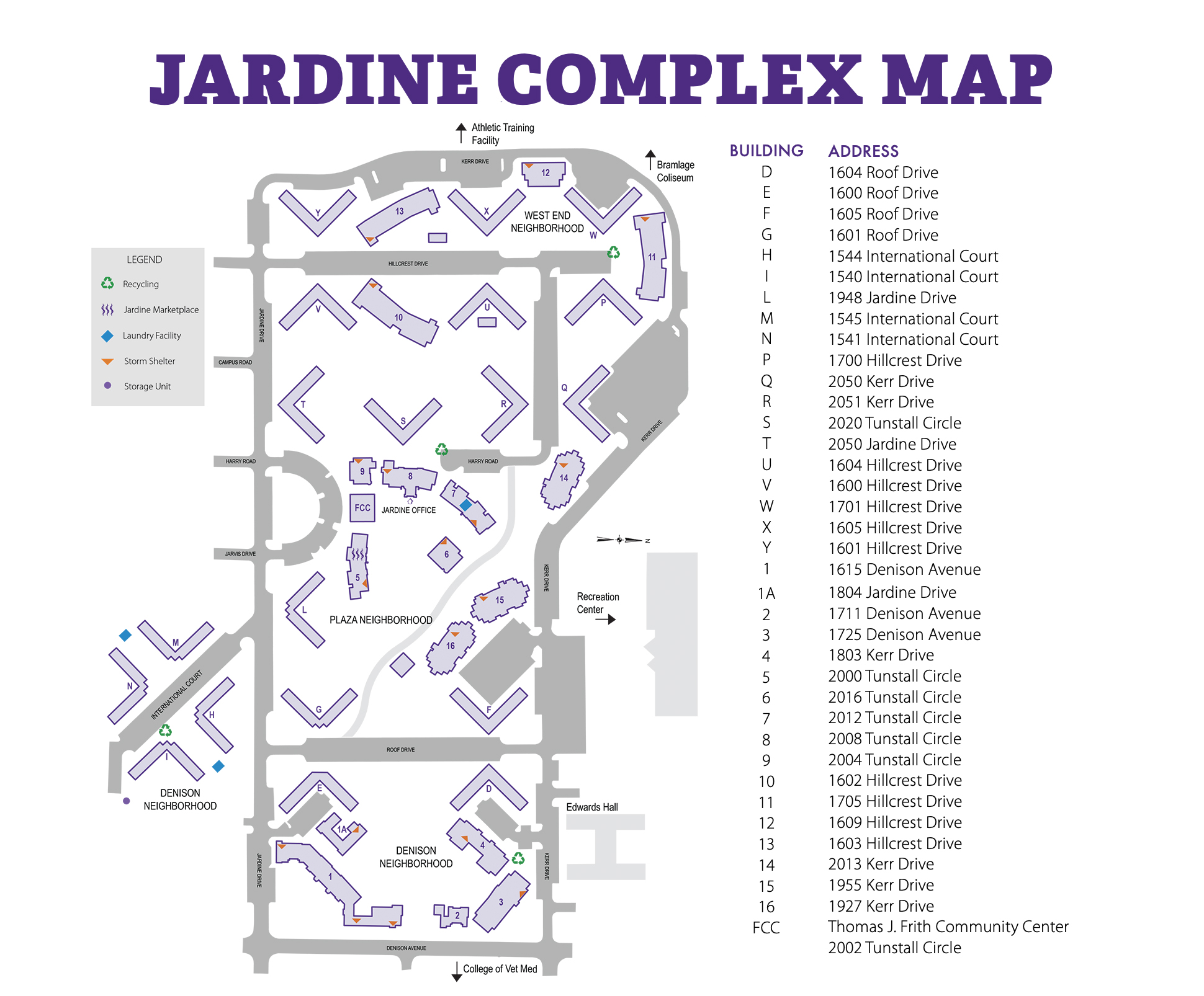 Jardine Complex Map