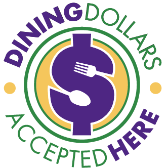 Dining Dollars Accepted Here